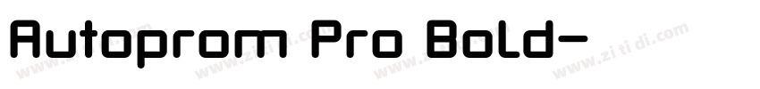 Autoprom Pro Bold字体转换 Autoprom Pro Bold字体转换